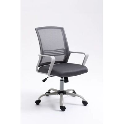 Silla de oficina Activejet YK01 gris con malla Silla de oficina Activejet YK01 gris con malla