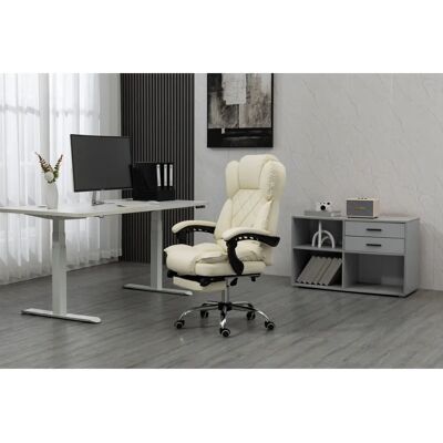 Fotel biurowy Activejet YK7416 BE - ergonomiczny, wyściełany, beżowy Fotel biurowy Activejet YK7416 BE - ergonomiczny, wyściełany, beżowy