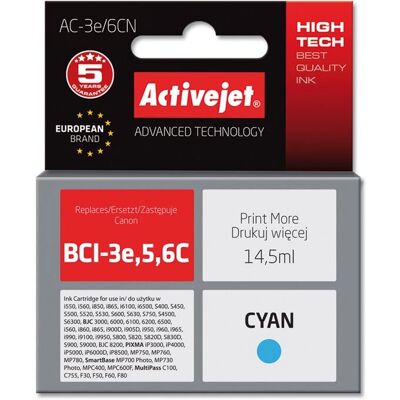 Activejet AC-3e/6CN cartouche d'encre - Cyan Haute Rendement - Publicité Activejet AC-3e/6CN cartouche d'encre - Cyan Haute Rendement - Publicité
