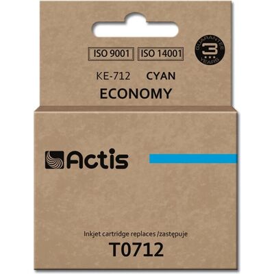 Cartouche d'encre cyan Actis KE-712 - Standard pour Epson Cartouche d'encre cyan Actis KE-712 - Standard pour Epson