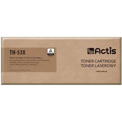 Cartucho de tóner Actis TH-53X - Compatible con HP 53X, Canon 715H Cartucho de tóner Actis TH-53X - Compatible con HP 53X, Canon 715H