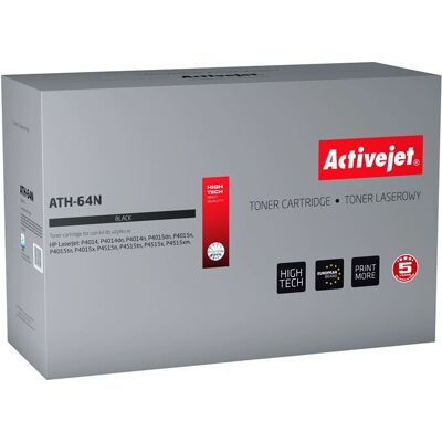 Cartouche de toner Activejet ATH-64N - Noir - 10 000 pages - Compatible HP Cartouche de toner Activejet ATH-64N - Noir - 10 000 pages - Compatible HP