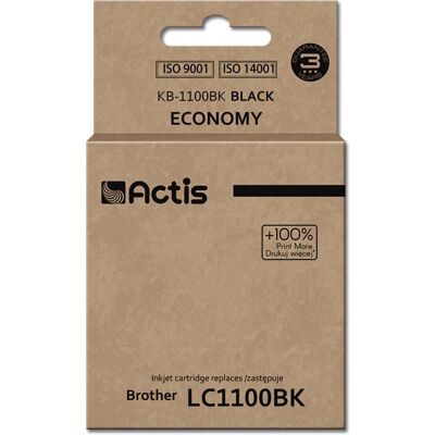 Actis KB-1100Bk Schwarze Tintenpatrone - Standardausbeute Actis KB-1100Bk Schwarze Tintenpatrone - Standardausbeute