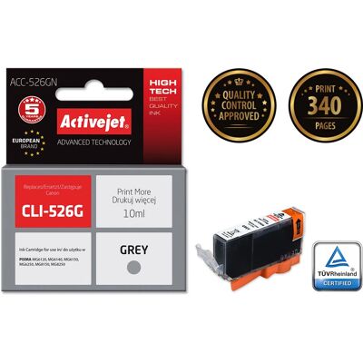 Cartouche d'encre grise Activejet ACC-526GN - Accessoire d'imprimante inkjet Cartouche d'encre grise Activejet ACC-526GN - Accessoire d'imprimante inkjet
