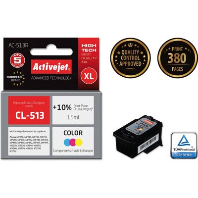 Activejet AC-513R Cyan Magenta Gelb Tintenpatrone - Tintenstrahldrucker Activejet AC-513R Cyan Magenta Gelb Tintenpatrone - Tintenstrahldrucker