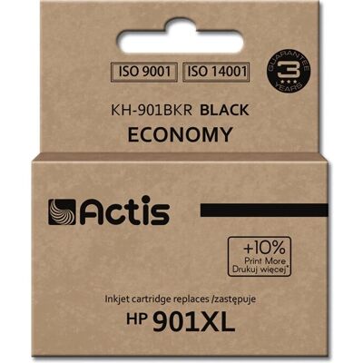 Cartucho de tinta preta Actis KH-901BKR - Compatível com HP 901XL Cartucho de tinta preta Actis KH-901BKR - Compatível com HP 901XL