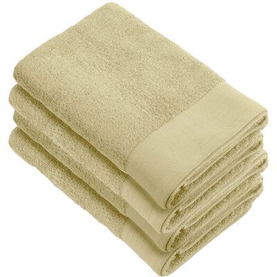 Walra Handdoek - 70x140cm - 4 stuks - Geel Walra Handdoek - 70x140cm - 4 stuks - Geel