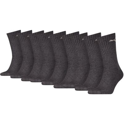 Puma Sportsokken Antraciet - 9-pack sportkousen Puma Sportsokken Antraciet - 9-pack sportkousen