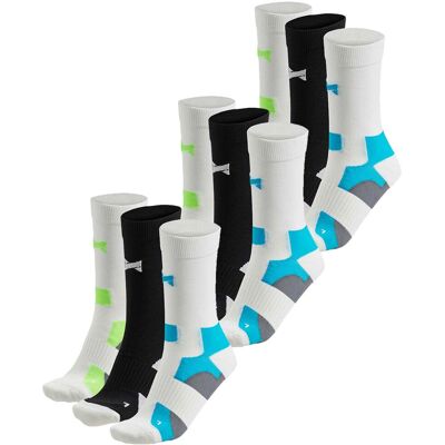 Xtreme Sockswear Crew 9-pack Multi White - Fietssokken Xtreme Sockswear Crew 9-pack Multi White - Fietssokken