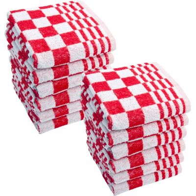 Byrklund Keukendoek Set - 12 stuks Rood Byrklund Keukendoek Set - 12 stuks Rood