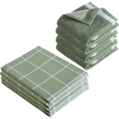 Byrklund - Do Dishes & Dry Hands - Jade - Kitchen Towel Set Byrklund - Do Dishes & Dry Hands - Jade - Kitchen Towel Set