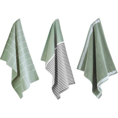 Byrklund - Keuken- en Theedoeken set - Jade - Towels Byrklund - Keuken- en Theedoeken set - Jade - Towels