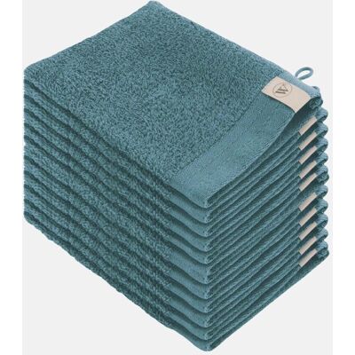 Walra - Soft Cotton Washandjes - Petrol - washcloths Walra - Soft Cotton Washandjes - Petrol - washcloths