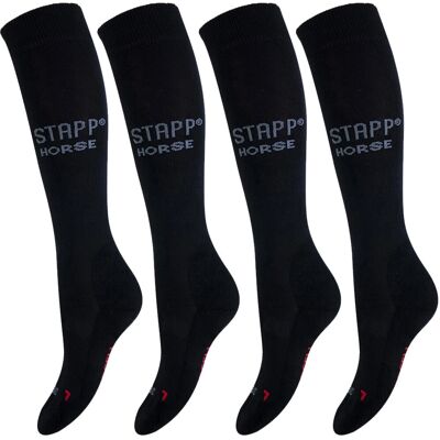 STAPP Horse - Paardrijsokken Deocell - 43/46 - Zwart - Sokken STAPP Horse - Paardrijsokken Deocell - 43/46 - Zwart - Sokken