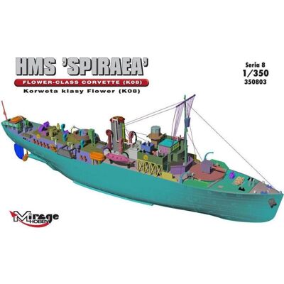 Zestaw modelarski HMS SPIRAEA od Mirage Hobby - Skala 1:350 - Model statku Zestaw modelarski HMS SPIRAEA od Mirage Hobby - Skala 1:350 - Model statku