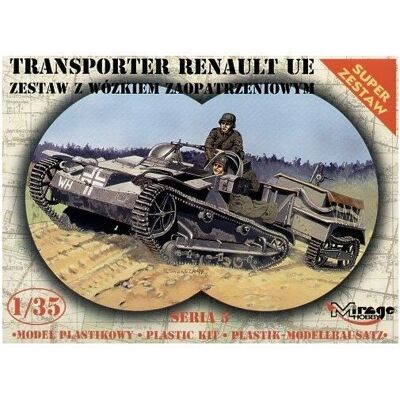 Kit Modèle Renault UE avec Remorque - Échelle 1/35 - Publicité Kit Modèle Renault UE avec Remorque - Échelle 1/35 - Publicité