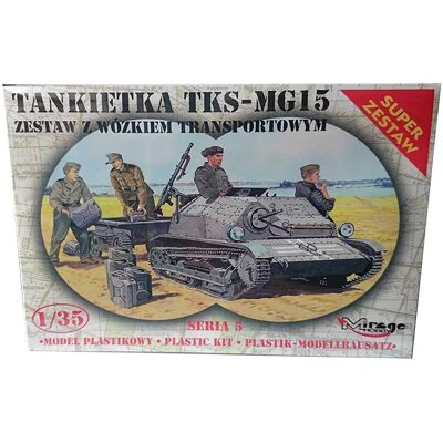 Kit Modèle Tankette TKS - 1/35 Échelle Militaire - Publicité Kit Modèle Tankette TKS - 1/35 Échelle Militaire - Publicité