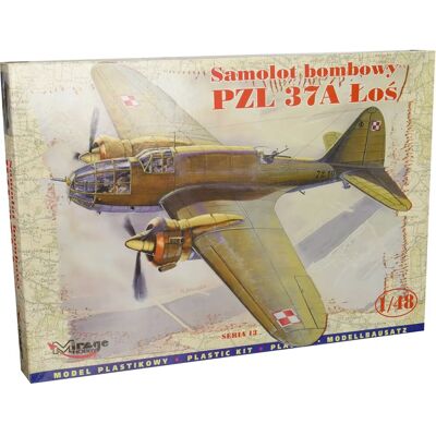 Mirage Hobby PZL 37A Bombowiec - Model Kit 1:48 Mirage Hobby PZL 37A Bombowiec - Model Kit 1:48