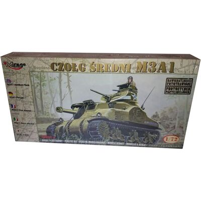 Kit Militaire M3A1 - Mirage Hobby Échelle 1:72 - Publicité Kit Militaire M3A1 - Mirage Hobby Échelle 1:72 - Publicité