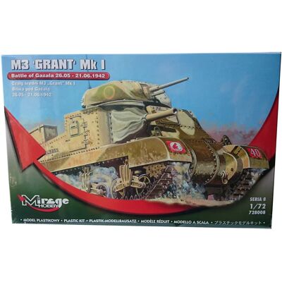 Mirage Hobby M3 Grant Mk I Battle of GAZALA 1:72 Militärmodellbausatz Mirage Hobby M3 Grant Mk I Battle of GAZALA 1:72 Militärmodellbausatz