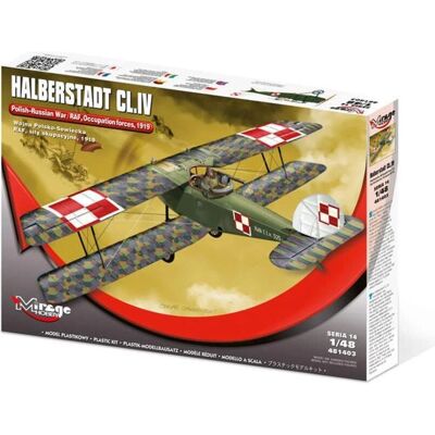 Mirage Hobby Halberstadt CL.IV Modellbausatz - 1:48 Maßstab Mirage Hobby Halberstadt CL.IV Modellbausatz - 1:48 Maßstab