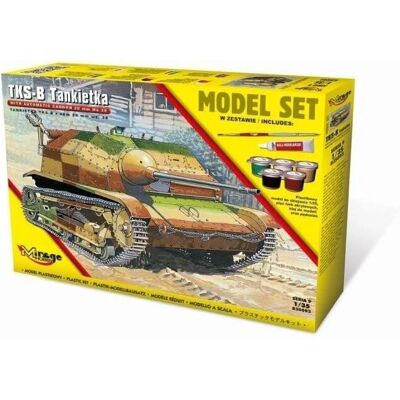 Mirage Hobby TKS-B Tankette - 1:35 Model militarnego Mirage Hobby TKS-B Tankette - 1:35 Model militarnego