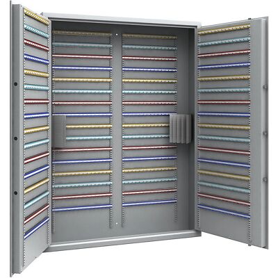 Kaiserkraft Cofre para chaves - Ganchos ajustáveis - 1600x1200x200mm Kaiserkraft Cofre para chaves - Ganchos ajustáveis - 1600x1200x200mm