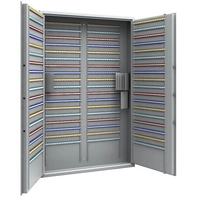 Cofre de chaves Kaiserkraft - 1850x1200x200mm - Cinza claro RAL 7035 Cofre de chaves Kaiserkraft - 1850x1200x200mm - Cinza claro RAL 7035