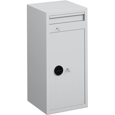 Cofre con buzón, S1, gris claro RAL 7035 Cofre con buzón, S1, gris claro RAL 7035