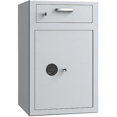 Kaiserkraft S2 Cinza Claro Cofre de Segurança - 860x550x500 mm Kaiserkraft S2 Cinza Claro Cofre de Segurança - 860x550x500 mm