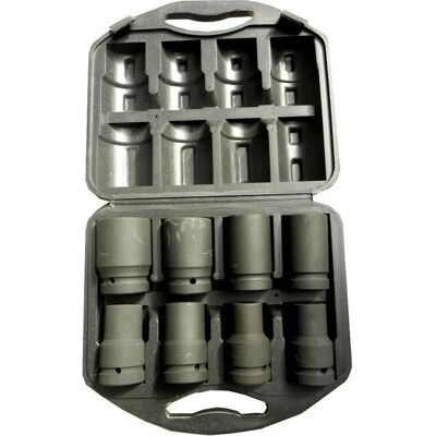 Zestaw nasadek udarowych 1' do klucza przekładniowego 8 szt/19-41mm - Zestaw narzędzi Zestaw nasadek udarowych 1' do klucza przekładniowego 8 szt/19-41mm - Zestaw narzędzi