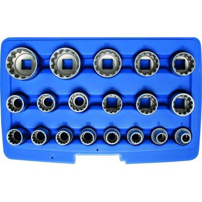 GEKO Modell 19-Teiliges Steckschlüssel-Set - Robuster Chrom-Vanadium-Stahl GEKO Modell 19-Teiliges Steckschlüssel-Set - Robuster Chrom-Vanadium-Stahl