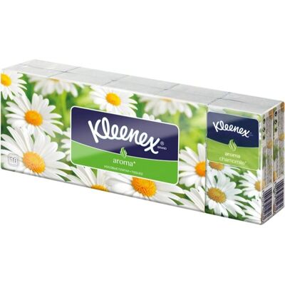 Kleenex Aroma Rumiankowe - Chusteczki higieniczne Kleenex Aroma Rumiankowe - Chusteczki higieniczne