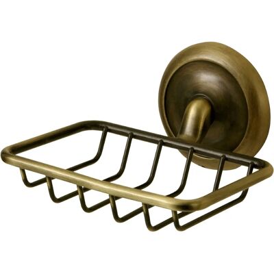Bisk Retro Antik Messing Wandmontierte Duschseifenschale - Badezimmerzubehör Bisk Retro Antik Messing Wandmontierte Duschseifenschale - Badezimmerzubehör