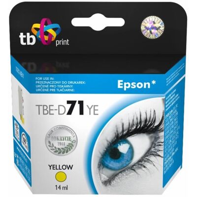 Usorteret TBE-D71YE Pigmenttintenpatrone - Tintenpatrone Usorteret TBE-D71YE Pigmenttintenpatrone - Tintenpatrone