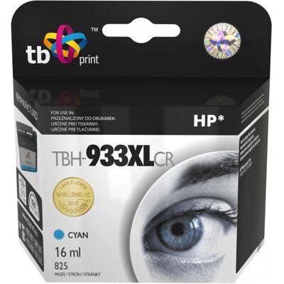 TB Print TBH-933XLCR - Encre à pigment - 825 pages - 16ml - Cartouche d'encre TB Print TBH-933XLCR - Encre à pigment - 825 pages - 16ml - Cartouche d'encre