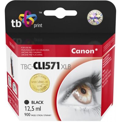 Cartouche d'encre TB Print CLI-571XLB - Noir - Compatible avec Canon Pixma - Publicité Cartouche d'encre TB Print CLI-571XLB - Noir - Compatible avec Canon Pixma - Publicité