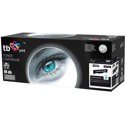 Cartouche de toner cyan TB Print TH-531AN - Fournitures d'imprimante Cartouche de toner cyan TB Print TH-531AN - Fournitures d'imprimante