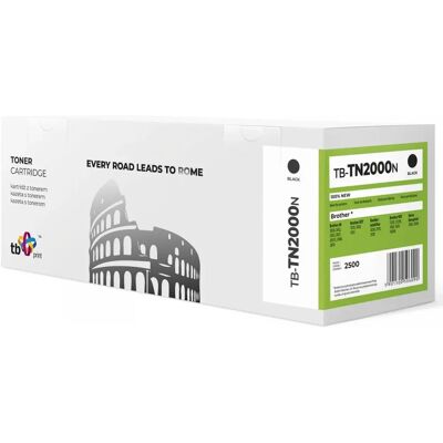 Cartouche de toner Brother TB Print TB-TN2000N - Noir - Jusqu'à 2500 pages Cartouche de toner Brother TB Print TB-TN2000N - Noir - Jusqu'à 2500 pages
