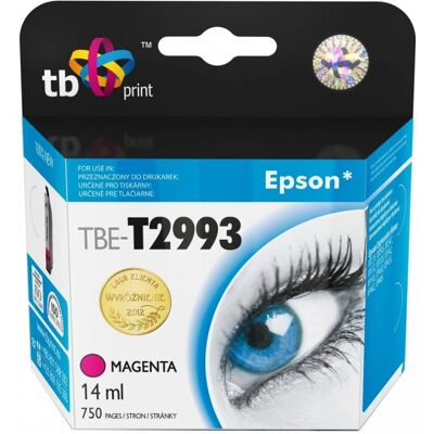 Cartouche d'encre à pigments TB Print TBE-T2993 - 750 pages Cartouche d'encre à pigments TB Print TBE-T2993 - 750 pages