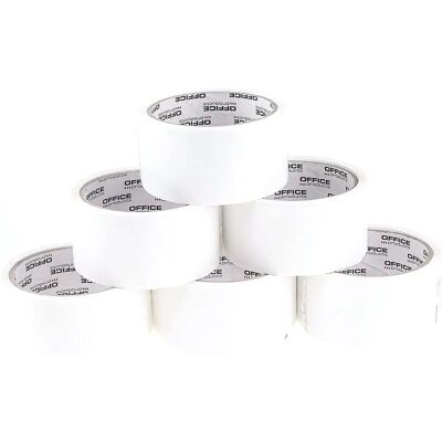 KASART - 36 Rullar Lim Band 66M 50MM Stark Tyst Vit Akryl KASART - 36 Rullar Lim Band 66M 50MM Stark Tyst Vit Akryl