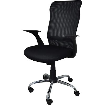 Office Products Rhodos - Wysokiej jakości krzesło biurowe z czarnym aluminium Office Products Rhodos - Wysokiej jakości krzesło biurowe z czarnym aluminium