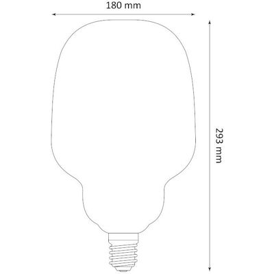 Ampoule LED décorative ambre Polux - E27, 4W, 260lm, Chaud 1800K - Publicité Ampoule LED décorative ambre Polux - E27, 4W, 260lm, Chaud 1800K - Publicité