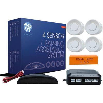 Sensor de Estacionamiento M-Tech Negro - 4 Sensores de Distancia Sensor de Estacionamiento M-Tech Negro - 4 Sensores de Distancia