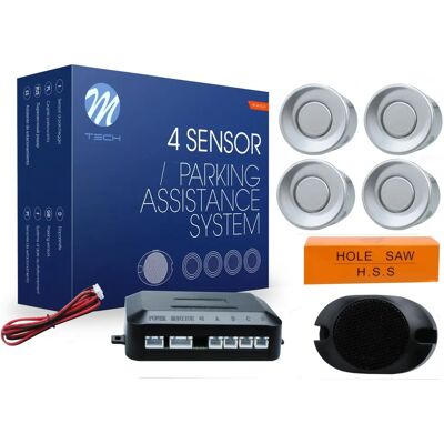 TECH CP7S System czujników parkowania ultradźwiękowych - Tylne 4 Czujniki TECH CP7S System czujników parkowania ultradźwiękowych - Tylne 4 Czujniki