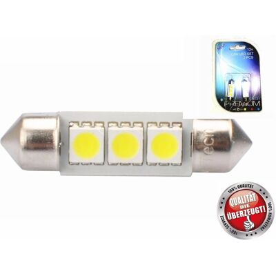 M-Tech 72LB310W Foco de coche - LED 3x5050 12V 36mm Blanco M-Tech 72LB310W Foco de coche - LED 3x5050 12V 36mm Blanco