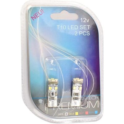 M-Tech LB312W 12V Car Light Bulb - W5W, White, 2 pcs M-Tech LB312W 12V Car Light Bulb - W5W, White, 2 pcs