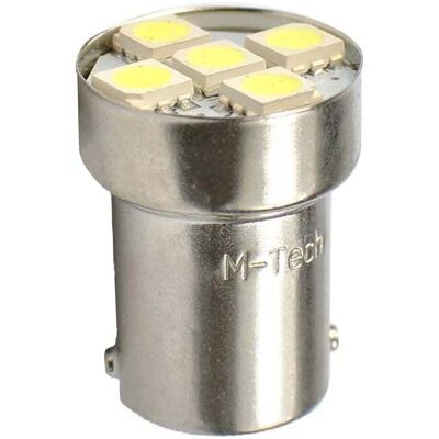Lâmpada para carro M-Tech LB075W 12V - SMD5050 Branca Lâmpada para carro M-Tech LB075W 12V - SMD5050 Branca