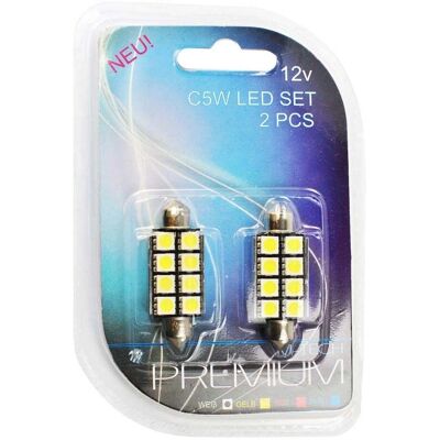 M-TECH Ampoule LED 41mm 12V 8x SMD5050 Canbus - Ampoule LED M-TECH Ampoule LED 41mm 12V 8x SMD5050 Canbus - Ampoule LED