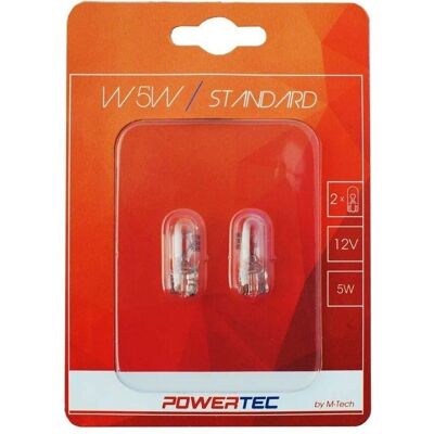 M-Tech Ptz12-02b Przezroczysta 12V 5W W5W Halogenowa Żarówka - Żarówka M-Tech Ptz12-02b Przezroczysta 12V 5W W5W Halogenowa Żarówka - Żarówka